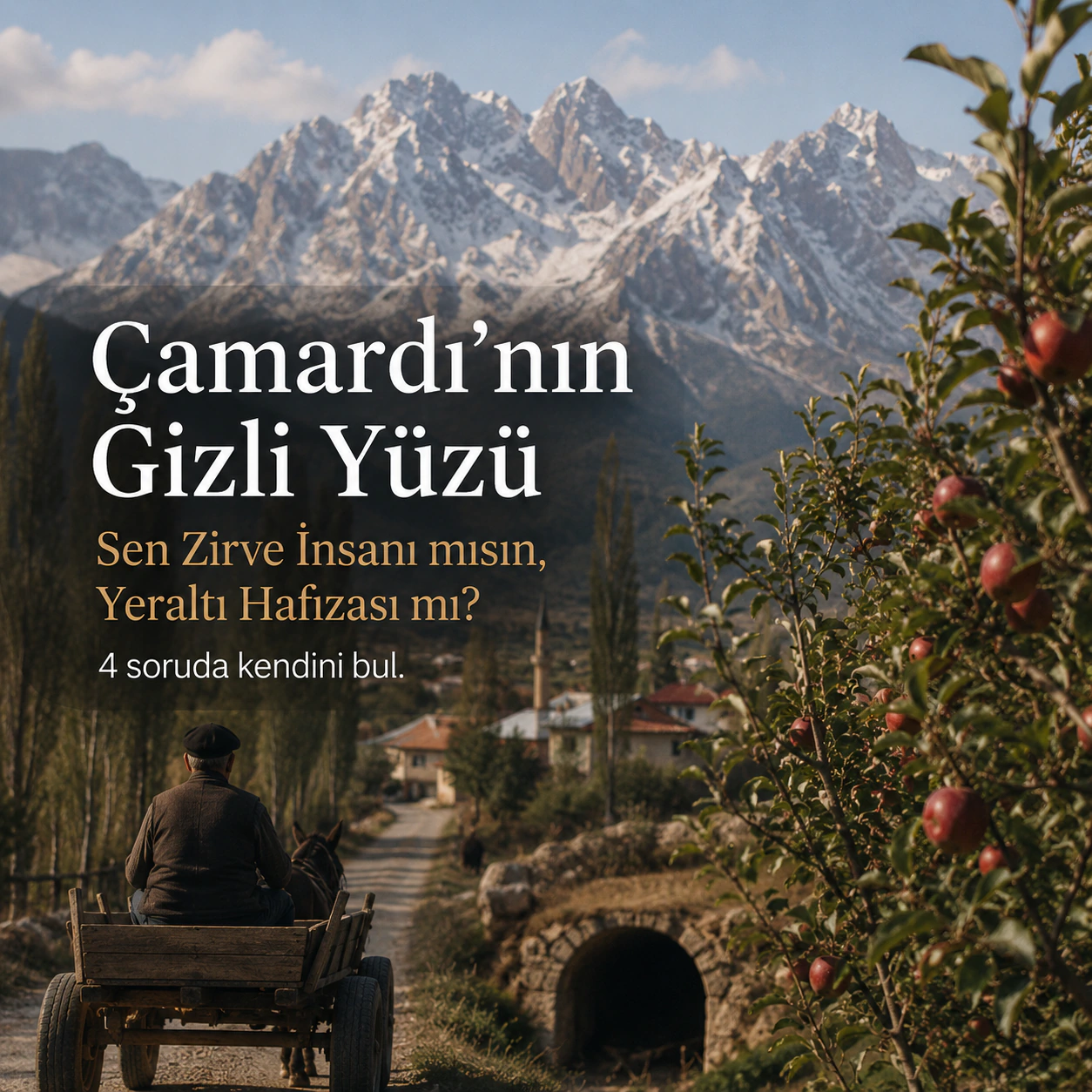 Çamardı Kişilik Testi: Sen Demirkazık Ruhu musun, Göltepe-Kestel Hafızası mı?