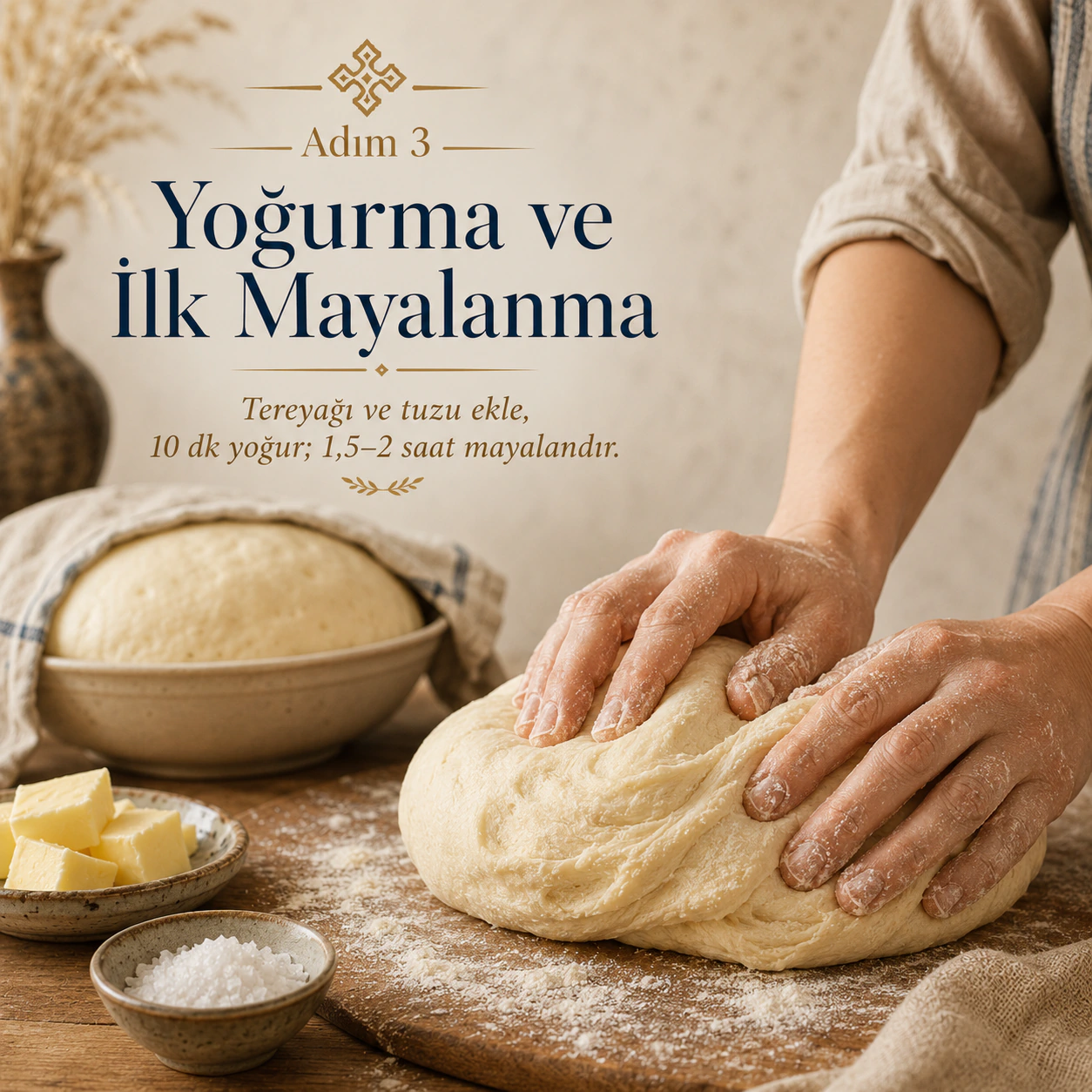 Yoğurma ve İlk Mayalanma